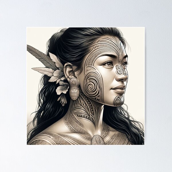 Item preview, Moko Beauty: The Essence of Whakapapa designed and sold by CultDigHoriz.