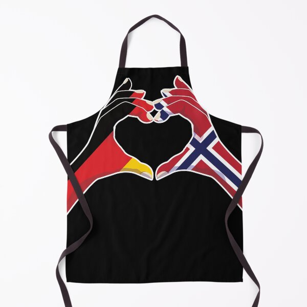 Item preview, Norway Norwegian Germany German Love Heart Peace designed and sold by FlagX.