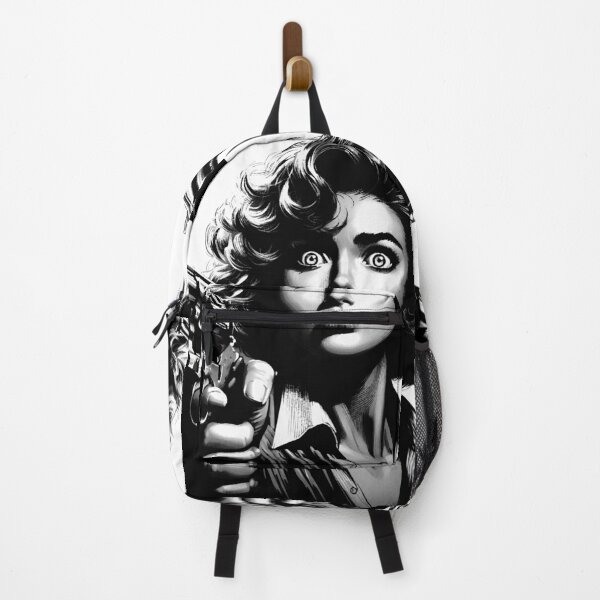 Item preview, Scared Woman with a Revolver [Noir, Black and White] designed and sold by RESToRAPTOR.