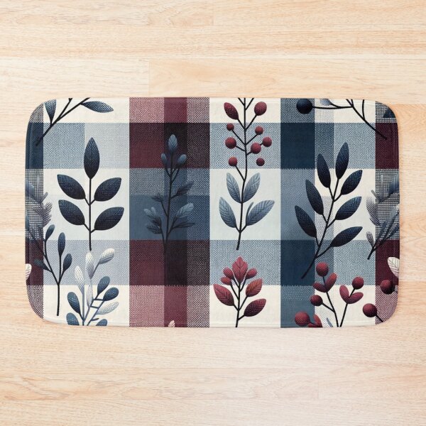 Item preview, Winter-Inspired Checkered Print Pattern designed and sold by PinUpPizzazz.