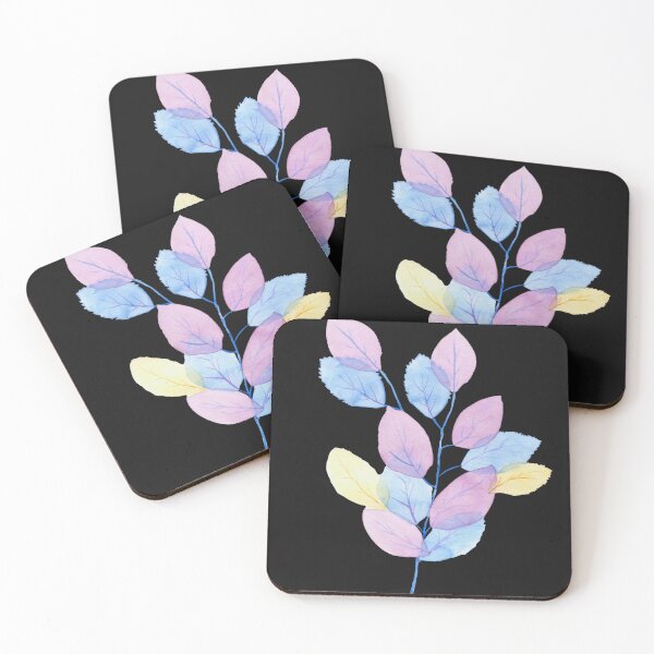 Item preview, Colorful Watercolor Leaves designed and sold by Kere123.
