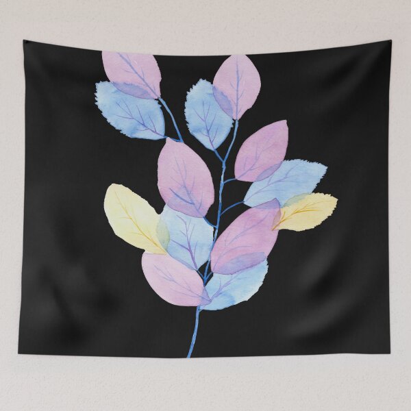 Item preview, Colorful Watercolor Leaves designed and sold by Kere123.
