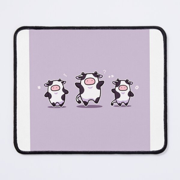 Item preview, kawaii cute dancing cow designed and sold by AdaMazingDesign.