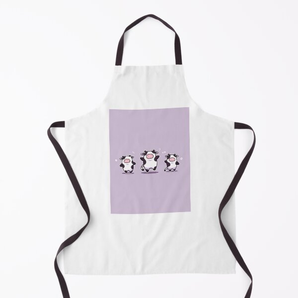 Item preview, kawaii cute dancing cow designed and sold by AdaMazingDesign.