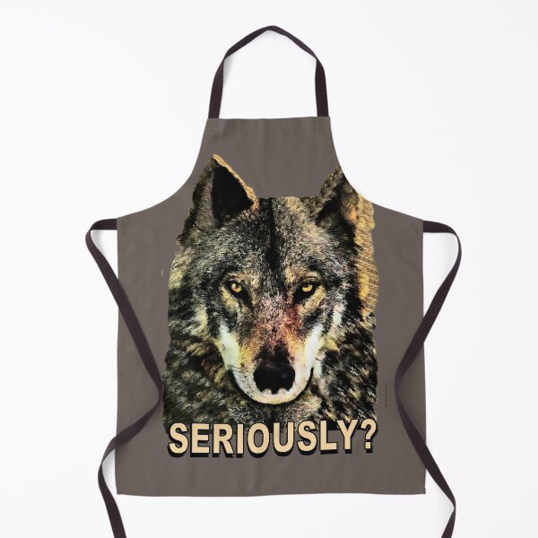 Item preview, A Serious and Hungry Wolf designed and sold by kristalcurt.