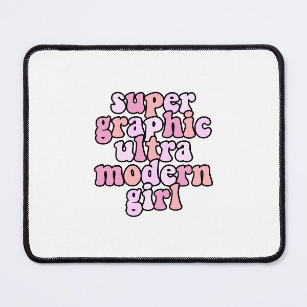 Item preview, Pegatina de chica súper gráfica ultramoderna designed and sold by stareyed.