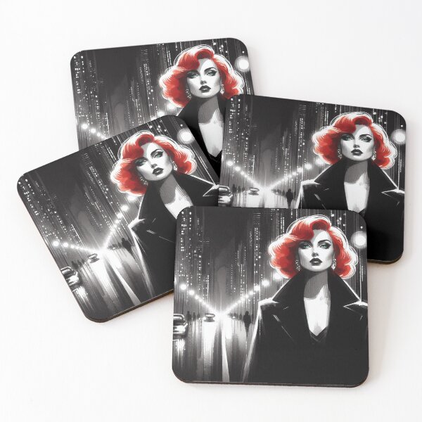 Item preview, Femme Fatale Redhead, Green Eyes [Noir] designed and sold by RESToRAPTOR.