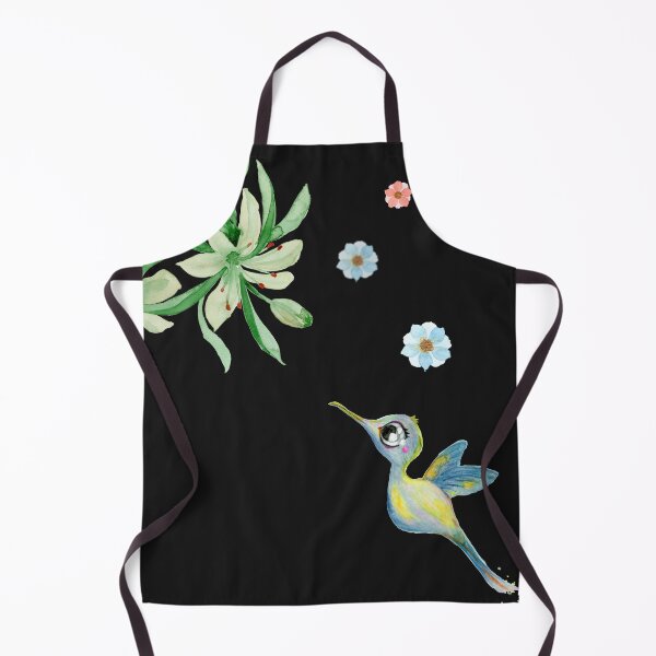 Item preview, Watercolor Hummingbird with Orchid designed and sold by Kere123.