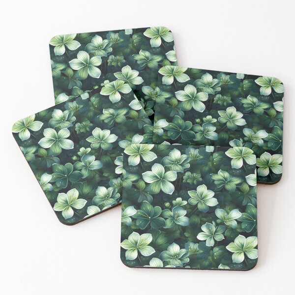 Item preview, Emerald Cloverfield - St. Patrick's Day Seamless Pattern designed and sold by VoyteksDesigns.