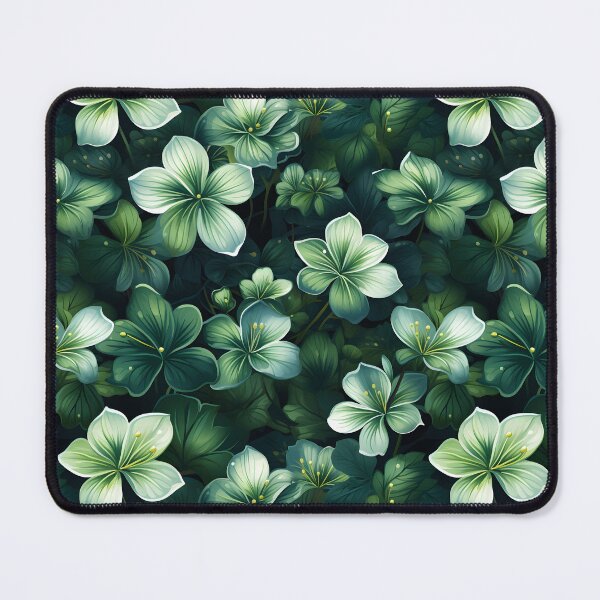 Item preview, Emerald Cloverfield - St. Patrick's Day Seamless Pattern designed and sold by VoyteksDesigns.