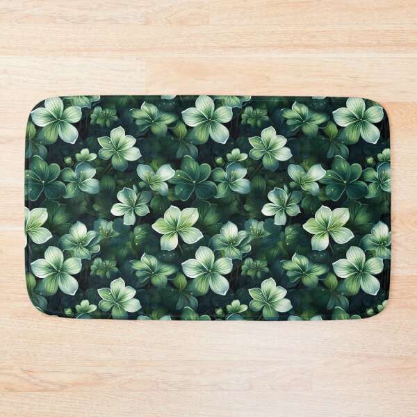Item preview, Emerald Cloverfield - St. Patrick's Day Seamless Pattern designed and sold by VoyteksDesigns.