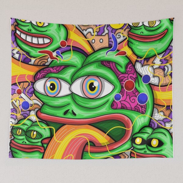 Item preview, pepe the king prawn  designed and sold by Aiyinyangart.