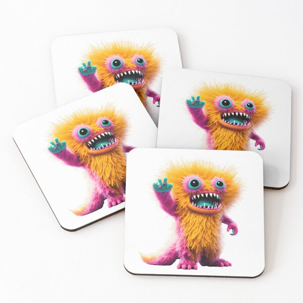 Item preview, Shaggy monster 10 designed and sold by LittleWorldShop.