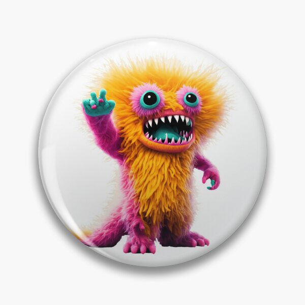 Item preview, Shaggy monster 10 designed and sold by LittleWorldShop.
