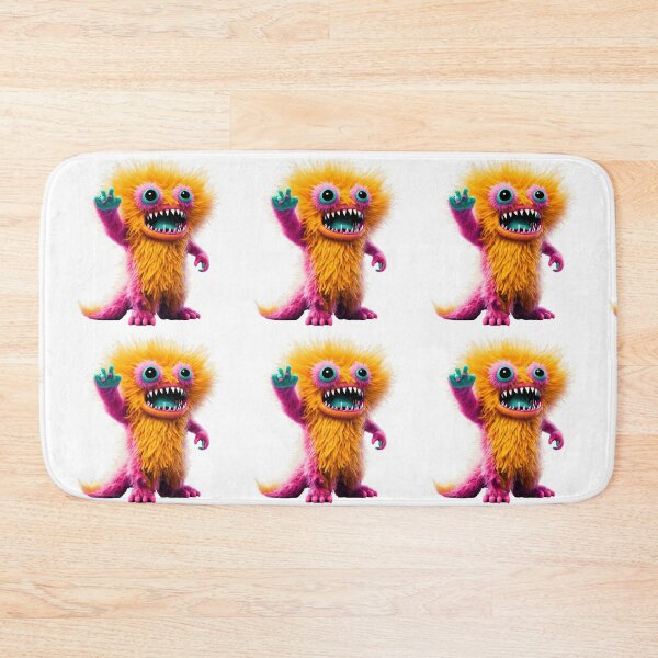 Item preview, Shaggy monster 10 designed and sold by LittleWorldShop.