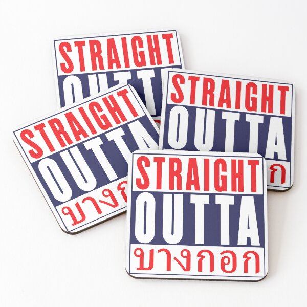 Item preview, Straight Outta Bangkok; Thailand; designed and sold by StickerApe.