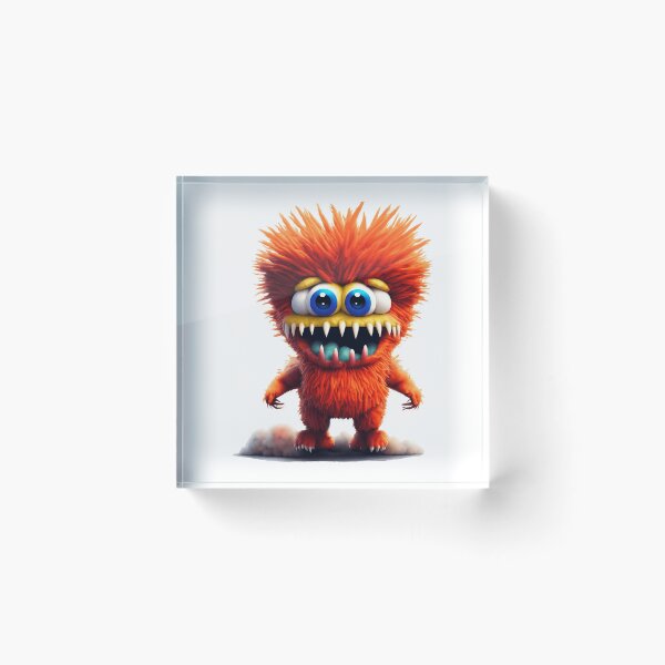 Item preview, Shaggy monster 11 designed and sold by LittleWorldShop.