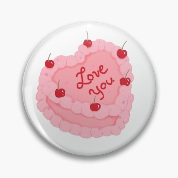 Item preview, Vintage Aesthetic Valentines Cake Design designed and sold by ZoeBV.