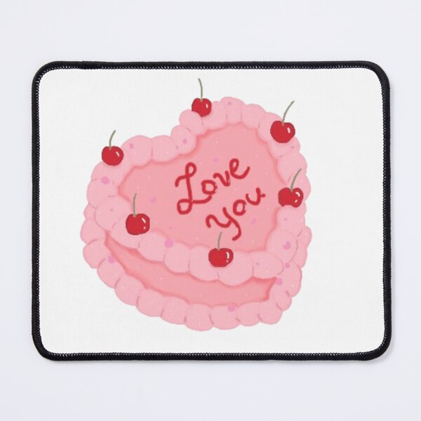 Item preview, Vintage Aesthetic Valentines Cake Design designed and sold by ZoeBV.