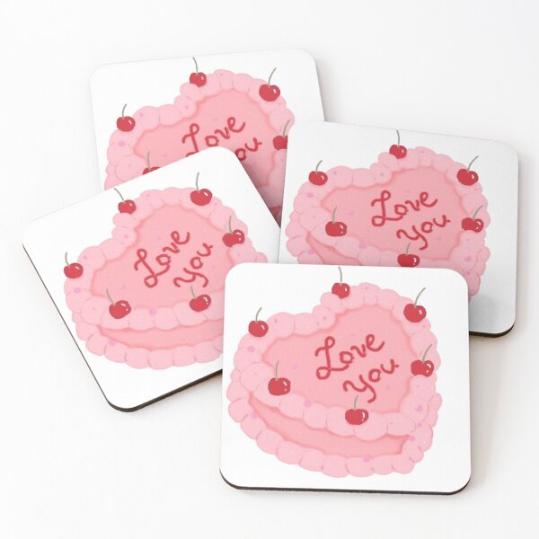 Item preview, Vintage Aesthetic Valentines Cake Design designed and sold by ZoeBV.