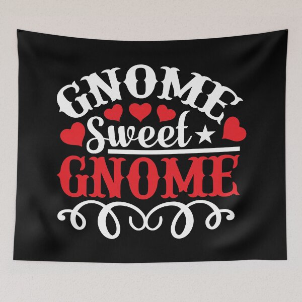 Item preview, Funny Valentines Day - Gnome sweet Gnome designed and sold by teedory.