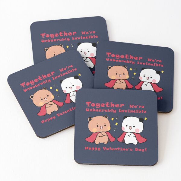 Item preview, Bubu and Dudu Valentine, Special Couple Edition, Together, We're Unbearably Invincible – Happy Valentine's Day! designed and sold by FEBRICAST.
