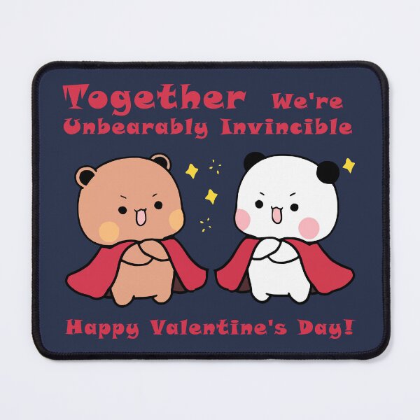 Item preview, Bubu and Dudu Valentine, Special Couple Edition, Together, We're Unbearably Invincible – Happy Valentine's Day! designed and sold by FEBRICAST.