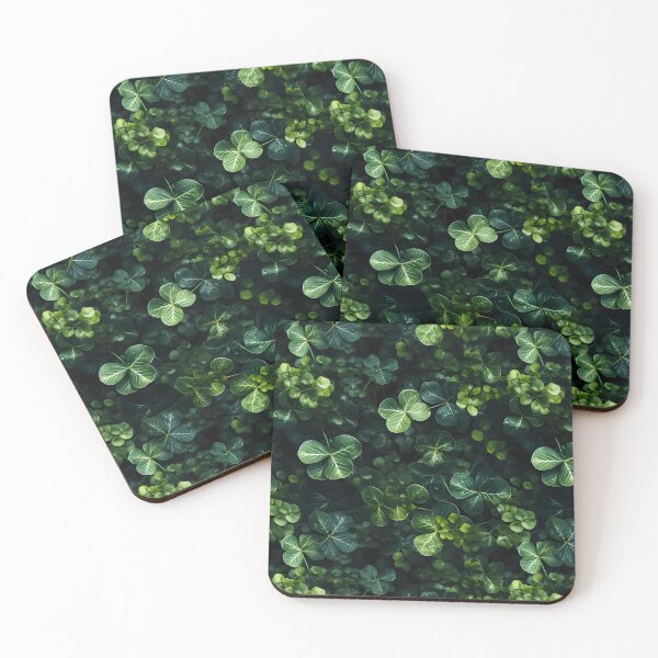 Item preview, Luminous Clover Oasis - St. Patrick's Day Nature's Glow Seamless Pattern designed and sold by VoyteksDesigns.