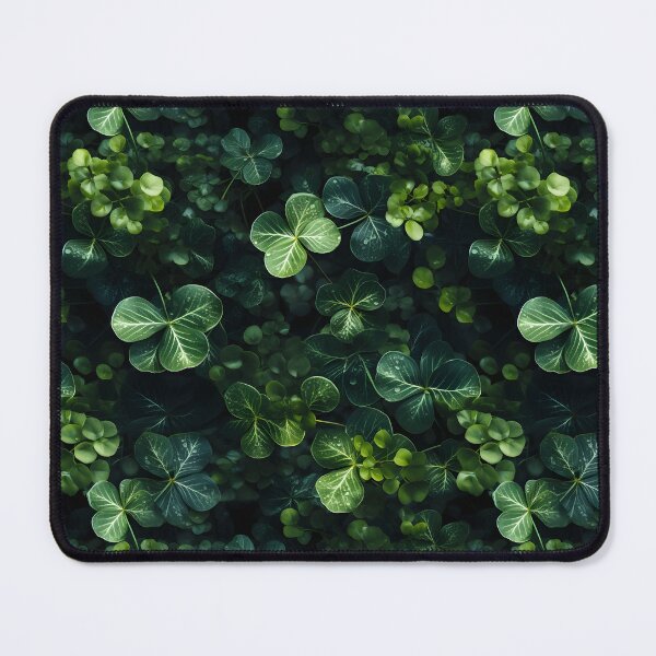 Item preview, Luminous Clover Oasis - St. Patrick's Day Nature's Glow Seamless Pattern designed and sold by VoyteksDesigns.