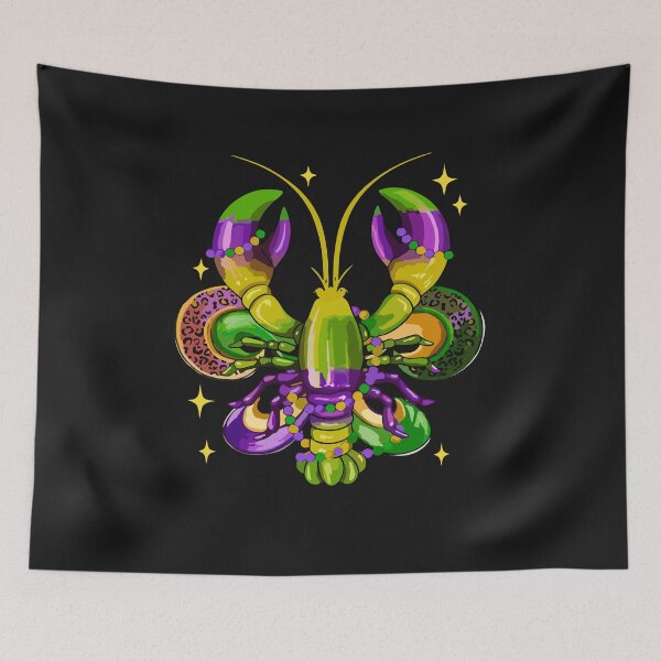 Item preview, Mardi Gras Crawfish Happy Mardi Gras Crawfish Mardi Gras designed and sold by Pitchou07.