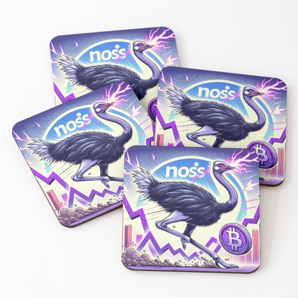Item preview, $NOSS "Radiant Dash: Ostrich Unleashing Purple Lightning" designed and sold by zzz888.