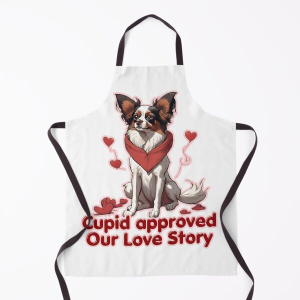 Item preview, Valentine Cupid Papilon Dog - Cupid approved our love story. Happy Valentines Day designed and sold by GoodyPaws.
