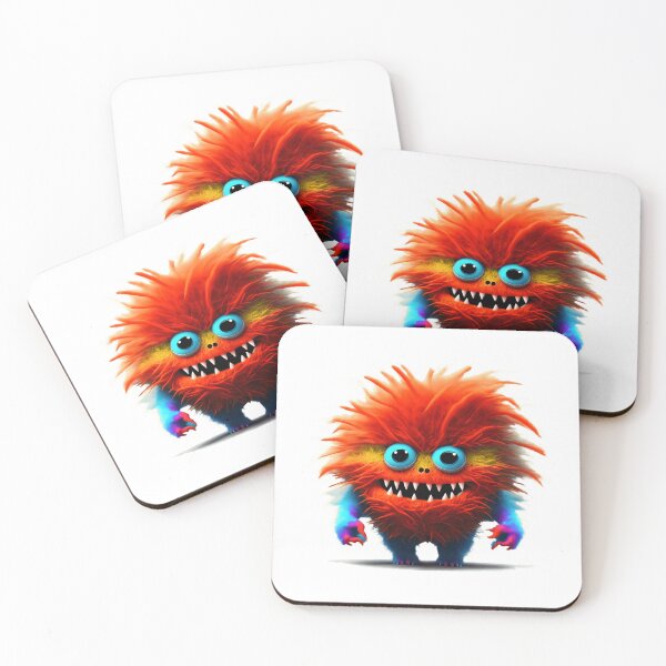 Item preview, Shaggy monster 13 designed and sold by LittleWorldShop.