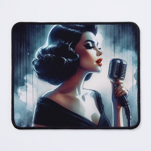 Item preview, Woman Singer in a Black Dress [Noir] designed and sold by RESToRAPTOR.