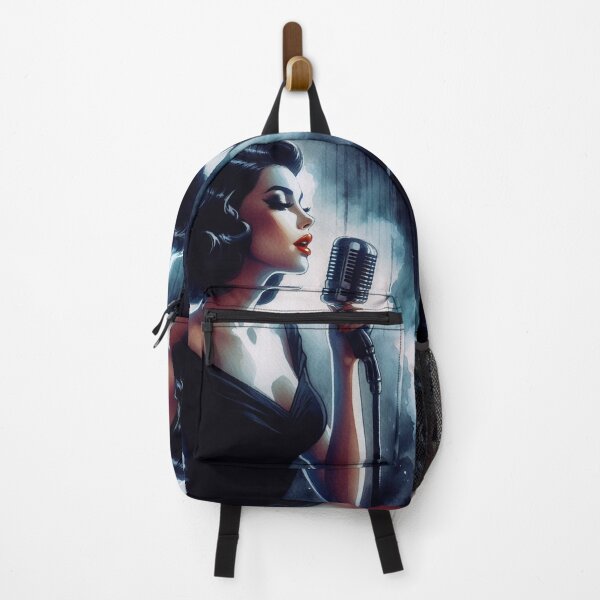 Item preview, Woman Singer in a Black Dress [Noir] designed and sold by RESToRAPTOR.