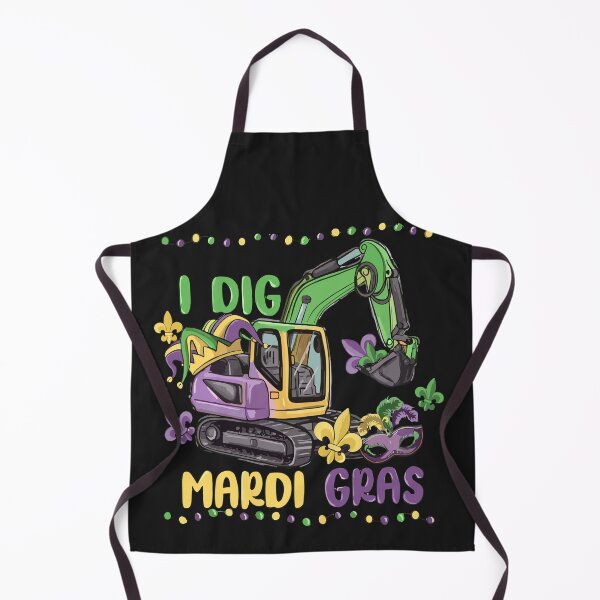 Item preview, Kids I Dig Mardi Gras Construction Truck Cute Vehicle Boys Kids Toddler designed and sold by Pitchou07.