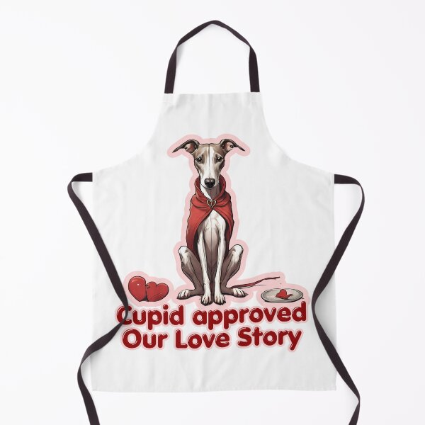 Item preview, Valentine Cupid Whippet Dog - Cupid approved our love story. Happy Valentines Day designed and sold by GoodyPaws.