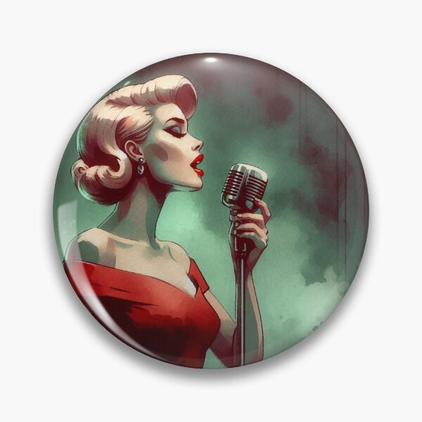Item preview, Blonde Singer Red Lips [Noir] designed and sold by RESToRAPTOR.