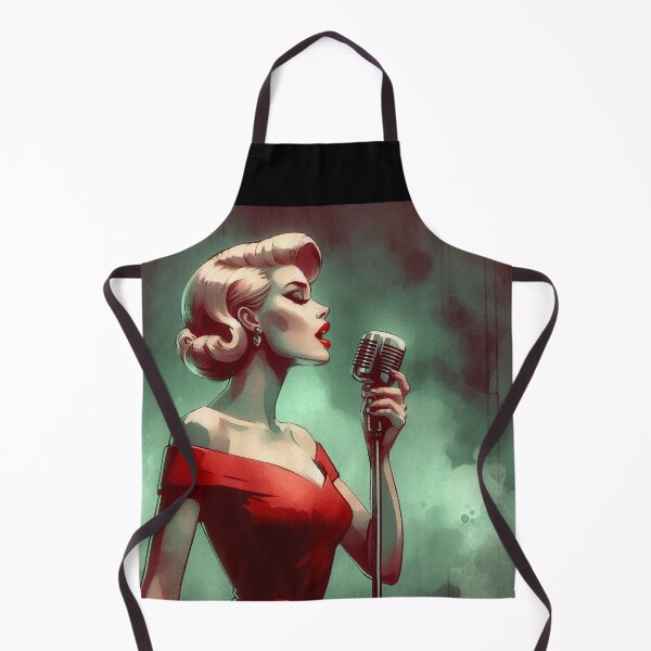Item preview, Blonde Singer Red Lips [Noir] designed and sold by RESToRAPTOR.
