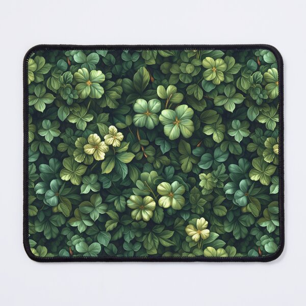 Item preview, Cloverleaf Serenity - St. Patrick's Day Verdant Bliss Seamless Pattern designed and sold by VoyteksDesigns.