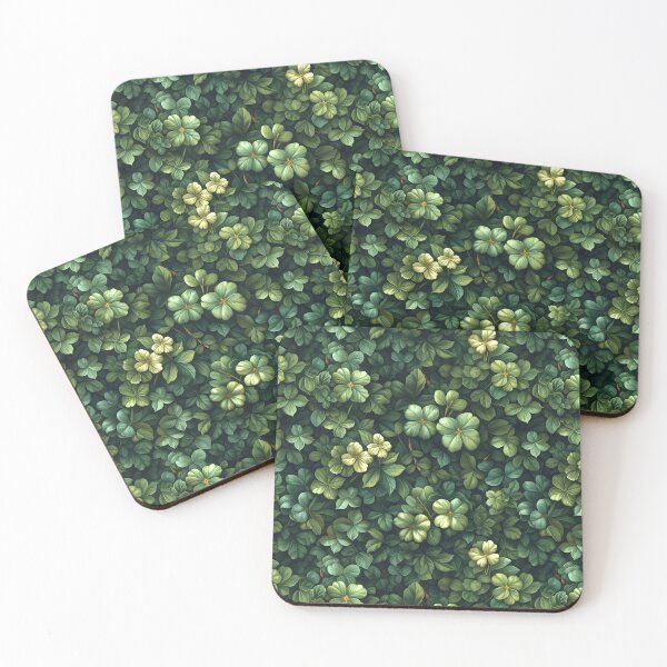 Item preview, Cloverleaf Serenity - St. Patrick's Day Verdant Bliss Seamless Pattern designed and sold by VoyteksDesigns.