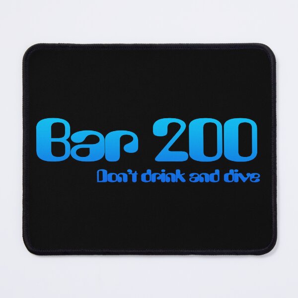 Item preview, Bar 200 - scuba diving funny logo designed and sold by Twenty Twenty Visions.