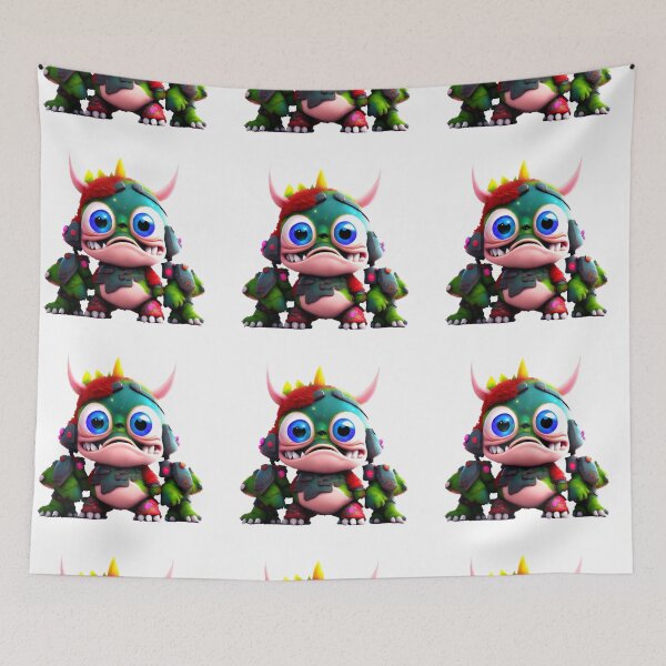 Item preview, Frog monster 15 designed and sold by LittleWorldShop.
