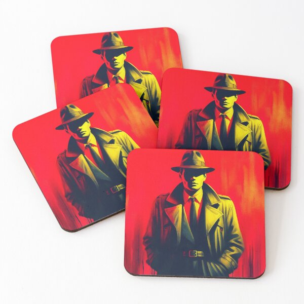 Item preview, Private Detective, Red and Yellow [Noir] designed and sold by RESToRAPTOR.