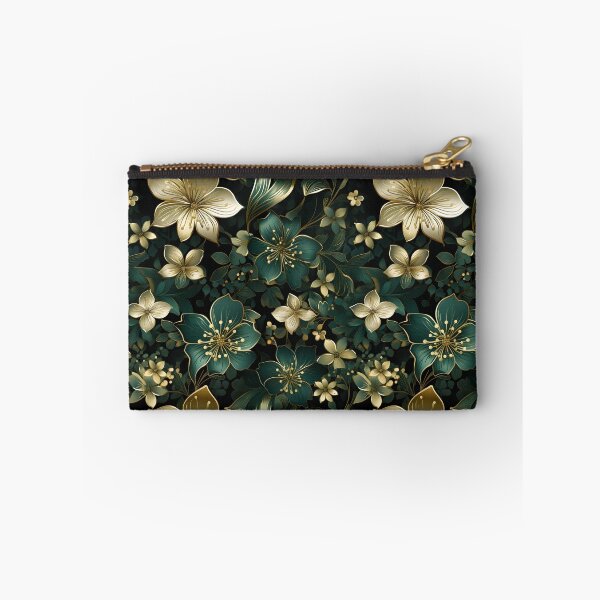 Item preview, Golden Shamrock Elegance - Luxurious St. Patrick's Day Floral Seamless Pattern designed and sold by VoyteksDesigns.