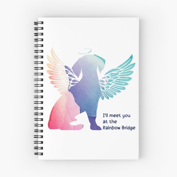 Item preview, Beagle Angel Wings Rainbow Bridge Pet Loss keepsakes designed and sold by ElizInspires.