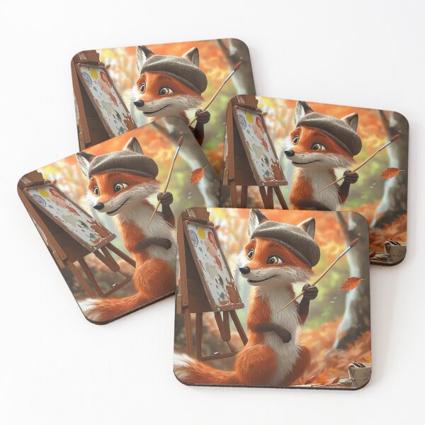 Item preview, Whimsical Fox Forest designed and sold by cute-animals99.