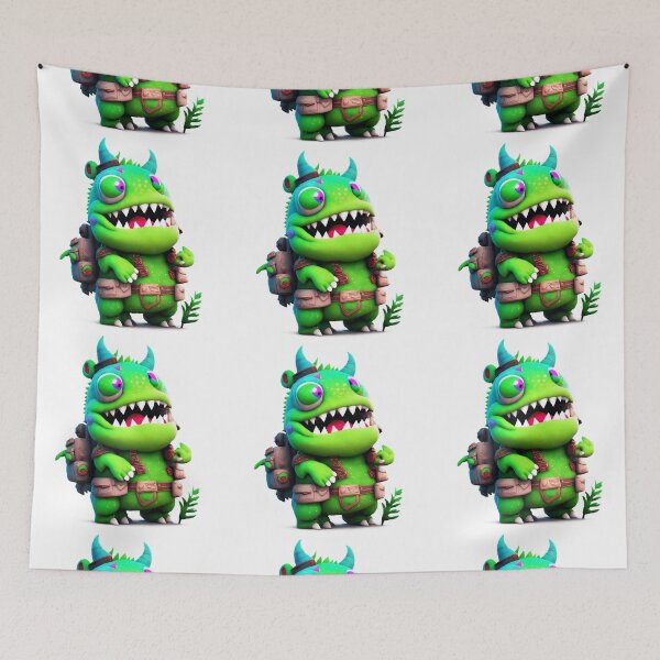 Item preview, Frog monster 17 designed and sold by LittleWorldShop.