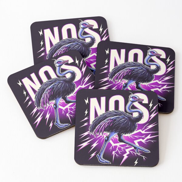 Item preview, $NOSS "Racing Radiance: Ostrich Unleashing Purple Lightning" designed and sold by zzz888.