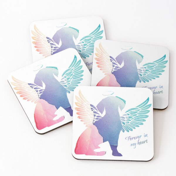 Item preview, Beagle Angel Wings Rainbow Bridge Pet Loss keepsakes designed and sold by ElizInspires.
